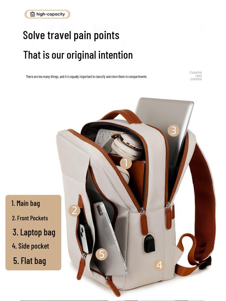 Customizable Logo Large Capacity Multi-Functional Laptop Backpack