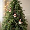 Nordic style Christmas bird cartoon doll creative branch bird, holiday party window decoration
