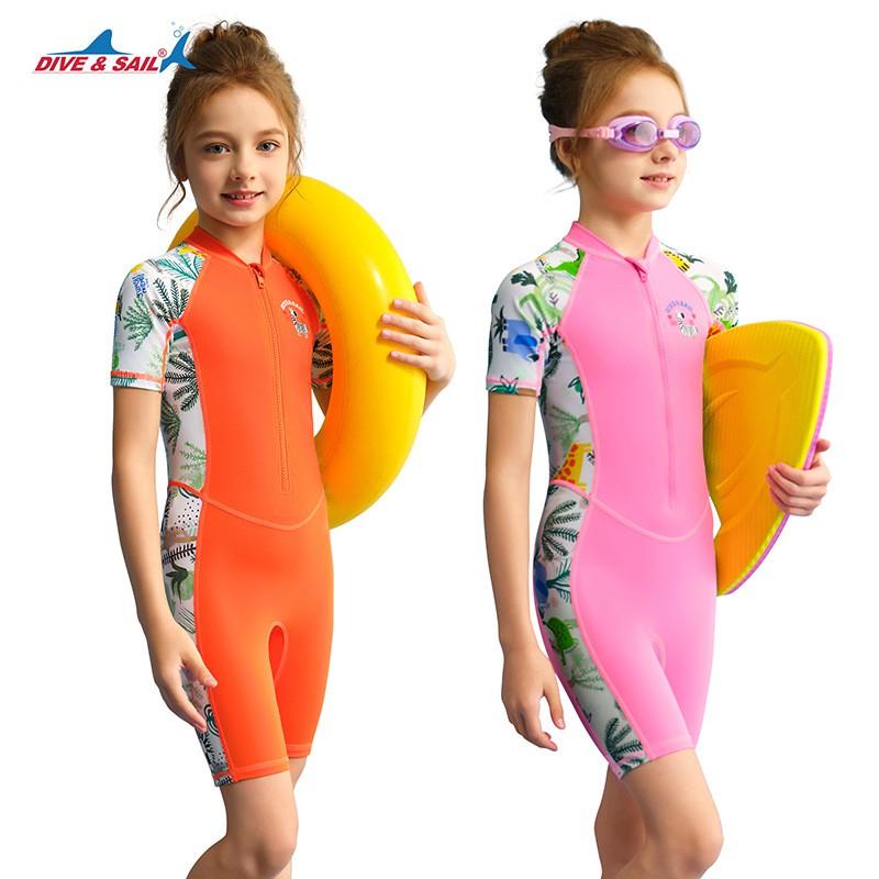 Μαγιό Rash Guard με Προστασία UV για Κορίτσια, Ολόσωμο, Κοντομάνικο, για Κολύμπι, Snorkeling, Surfing, Γρήγορο Στέγνωμα