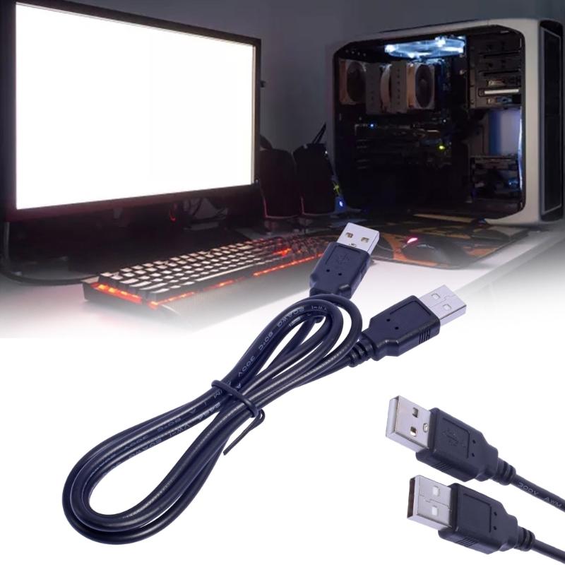 Convenient USB Male to USB Male Cable for Charging Air Blower,Car Speaker Power Extension Cable Computer Accessories