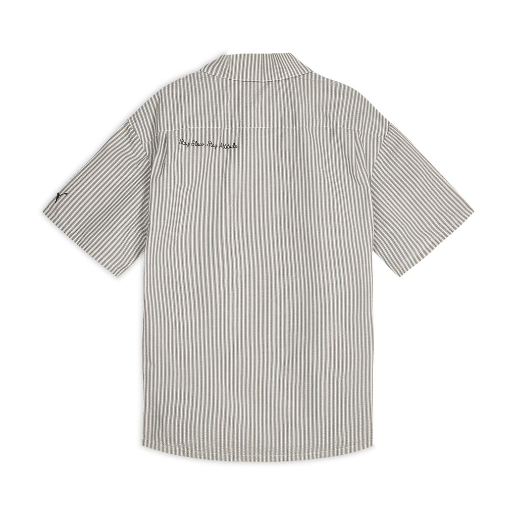 Puma X Monday Sleeping Club Striped Polo Short Sleeve Shirt Unisex shirts 638985-79