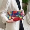 Fashionable Colorful Pu Handheld Clutch Bag For Women Stylish Casual Summer Use