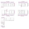 11 Piece Kitchen Cabinet Set Porto Smoked Oak Wood Based Material