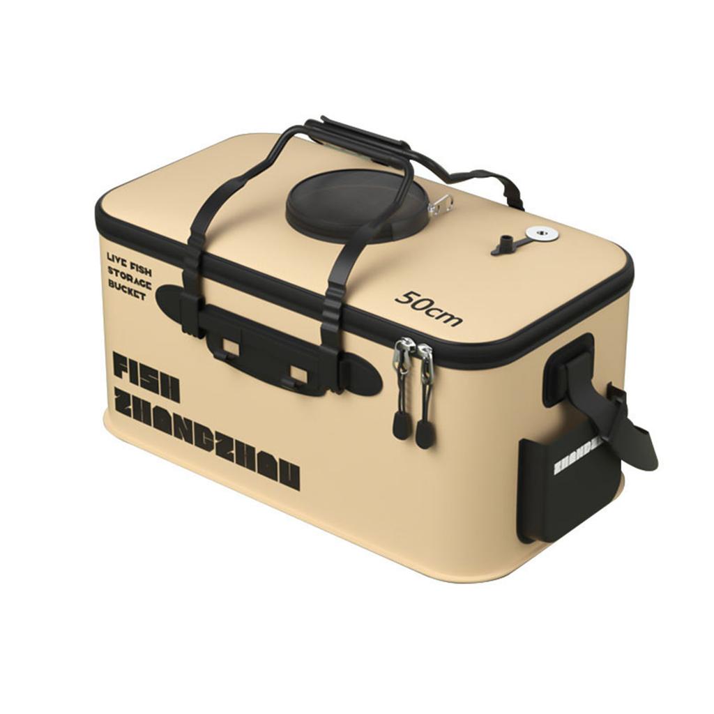Fishing Fish Box Portable EVA Live Fish Bucket Fishing Accessory Fishing Tackle Multifunctional Live Fish Baits Bucket