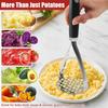 Heavy Duty Potato Masher PP Grip Food Grade Stainless Steel Potato Press Ricer