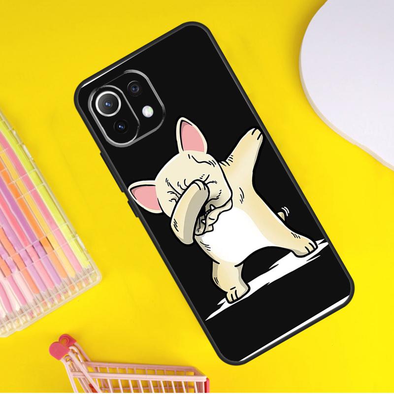 French Bulldog Cover For Xiaomi 14 13 Ultra 11T 12T 13T 14T Pro POCO X7 Pro X3 X5 F3 F5 F6 M6 X6 Pro Case