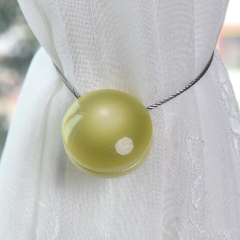 

Cat s Eye Resin Magnetic Curtain Tiebacks, No-Installation, Living Room Decor. зелений