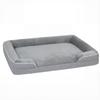 Dog Sofa Bed, Washable Pet Bed with Removable Cover and Non-Slip Bottom for Small, Medium and Large Dogs, Grey