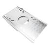 Boat Seat Slider Aluminum Alloy Marine Boat Seat Chair Slide with Handle for Standard 5.3 X 5.3 Inch Boat Seat Pedestal
