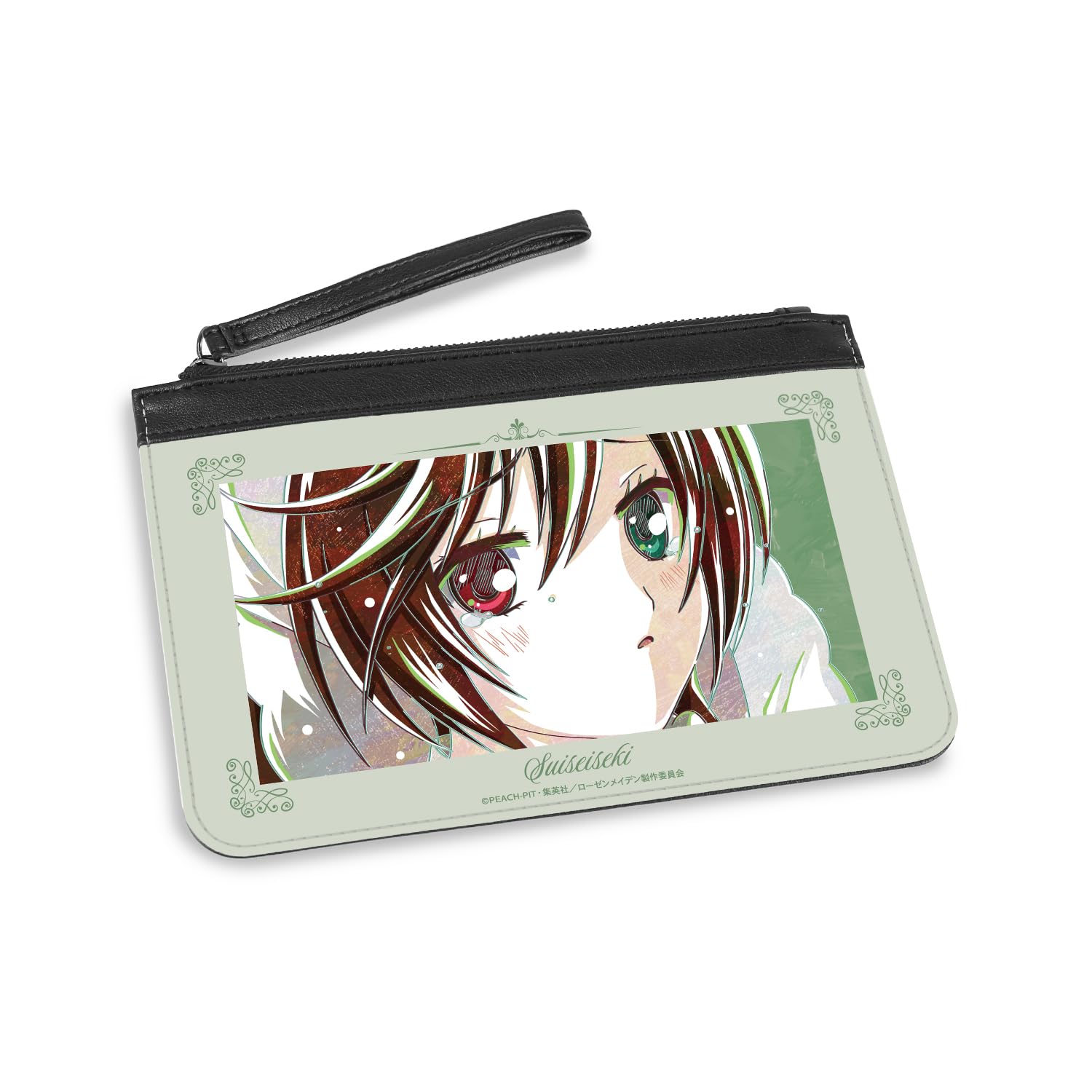 

Rozen Maiden Suiseiseki Ani Art PU leather flat pouch