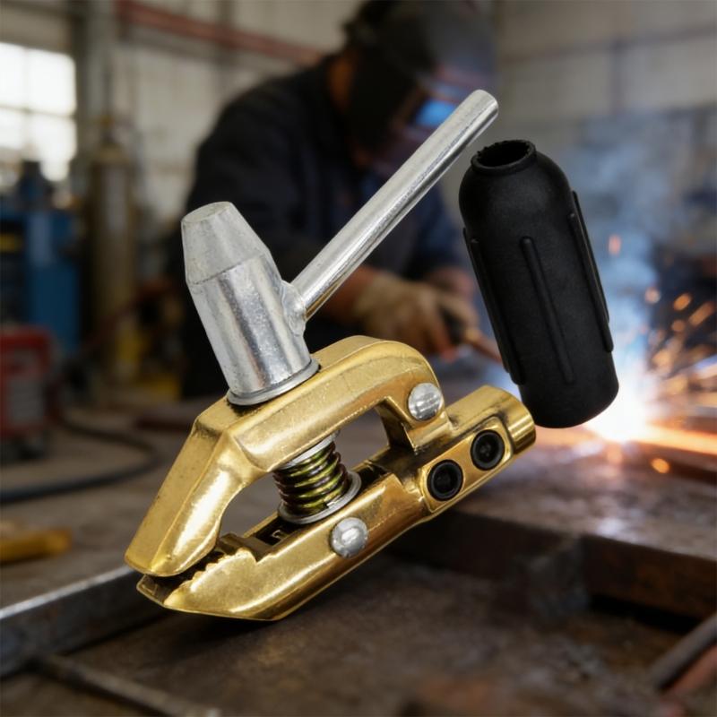 Professional Welding Ground Clamp High Conductivity Coppers Welding Equipment Clamp For Stable Electrical Connection