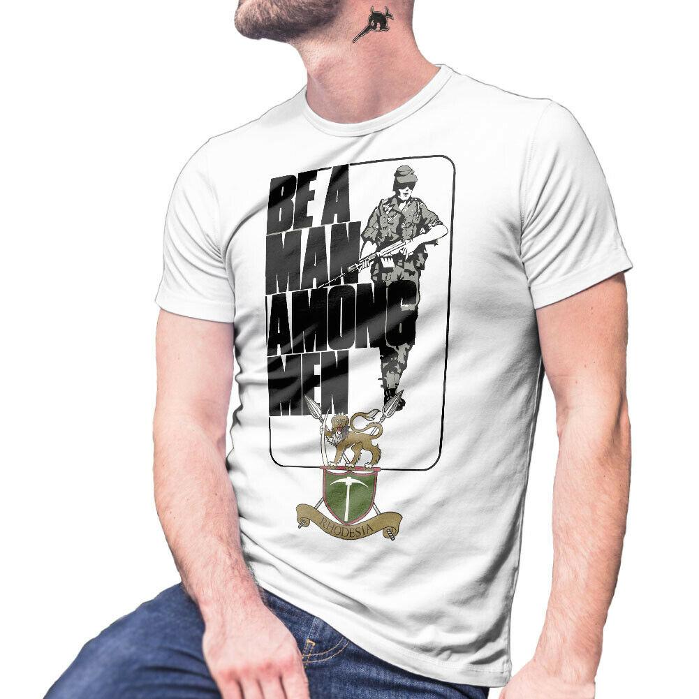 

Summer Cotton Short Sleeve O-Neck Mens T Shirt New S-5xl Be a Man Men. Rhodesian Bush War Soldier Light Infantry T-Shirt. 4XL