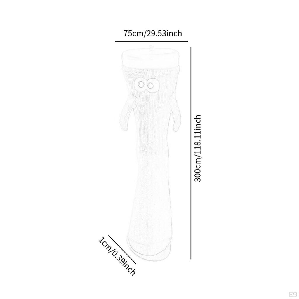 Couples Socks Hand Holding Casual Long Stockings Stackable Mid Tube Thread Funny