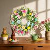 Plastic Foam Construction Easter Wreath Spring Egg Wreath