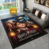 3D P-Potter Magic Academy Movie HD Rug Carpet for Living Room Bedroom Home Decor,Floor Mat Non-slip for Sofa Doormat Gift Kids