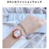 "Girls' Quartz Round Face Analog Watch with Arabic Numerals Daily Waterproof Cute Design for Women and Students Green"