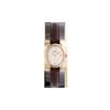 DANIEL WELLINGTON Oval Watch Guilloche Lizard Embossed Watch Quartz Movement Leather Strap White Dial Women's Watch Waterproof DW00100894