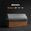 Car Suede Trunk Organizer Large Capacity Leather Foldable Storage Box Portable Multifunctional Tool Organizer Car Accessories