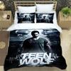 Mode-TV-Serie Teen Wolf 3D NEU Bettbezug Kissenbezug Bettwäsche-Set Erwachsener Junge Schlafzimmerdekoration Kinder Einzel Doppel Groß