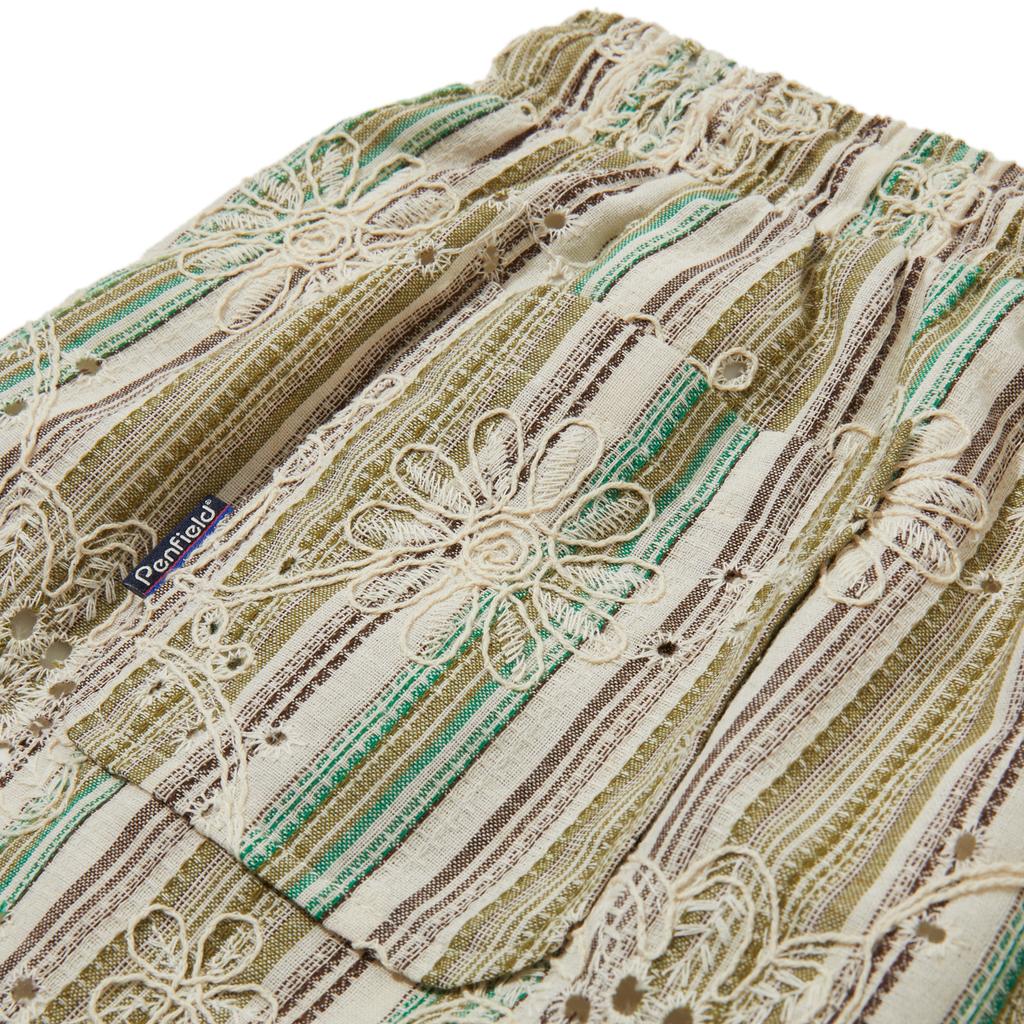 PENFIELD Summer Striped Shorts Green_Fr2Wp44F