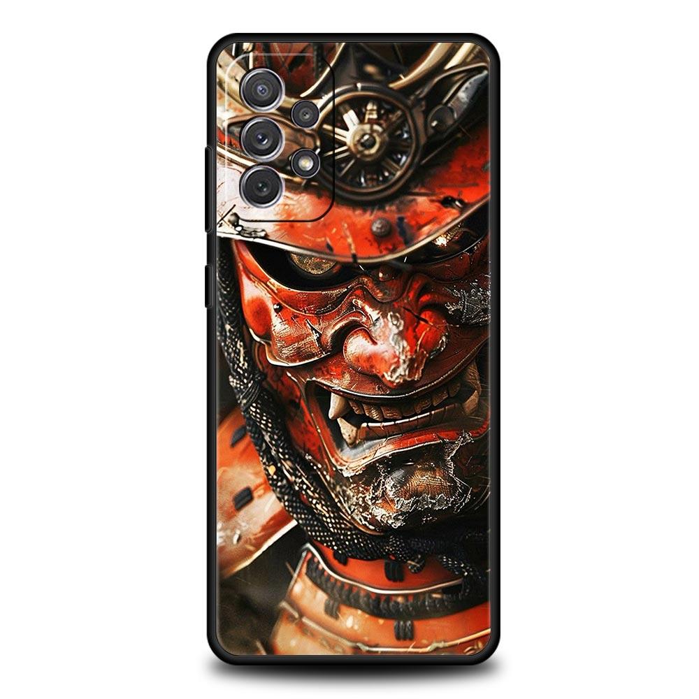 

Japan Ghost Face Samurai Phone Case for Samsung A17 A13 A15 A25 A35 A51 A55 A71 A21S A11 A31 A41 A23 A53 A73 5G A03S A05s Cover Samsung A05