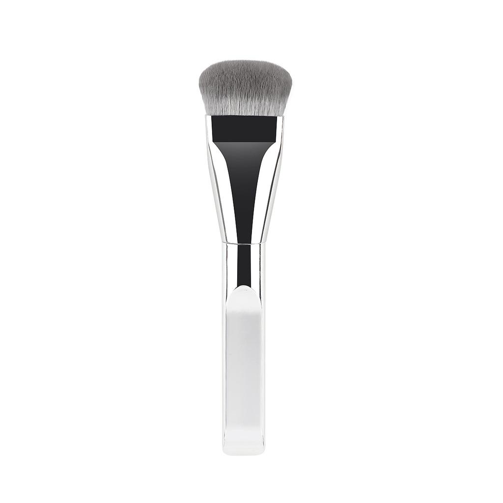 New single round head/flat head foundation brush, seamless concealer, do not eat powder soft hair dense beauty tool now