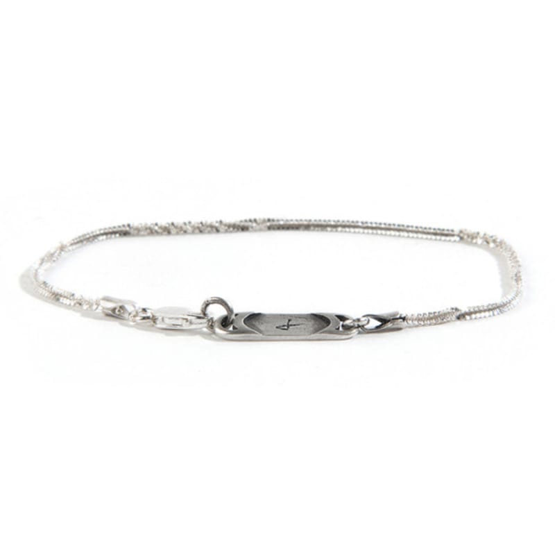 SEWNSWEN SEWN SWEN Silver SNOW ON THE BRANCHES TWIST CHAIN BRACELET