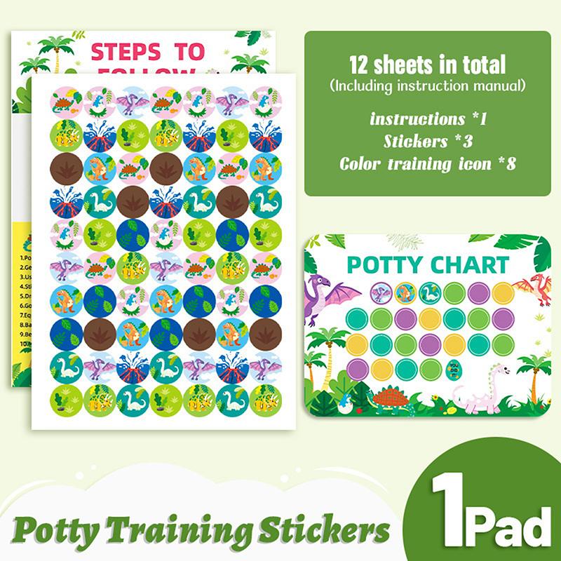 Reward Stickers Toilet Habits Potty Training Sticker Chart Matching Wall Hang Montessori Early Education For Kids Gifts