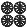 4Pcs Hubcap Wheel Covers Matte Black Stylish Durable Wear Resistant Replacement for Tesla Model Y