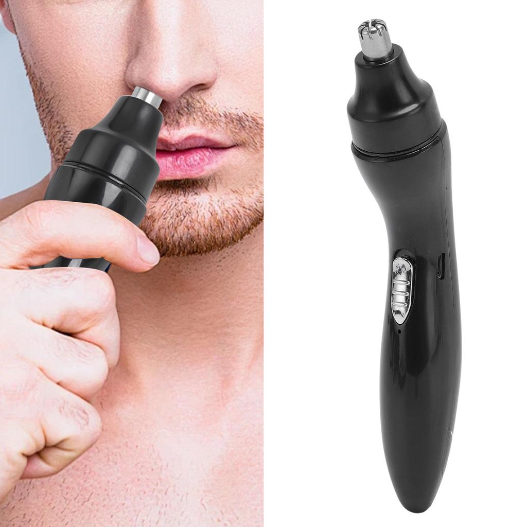 Nose Hair Trimmer Rechargeable Double Blades Multifunctional Portable Electric Facial Hair Trimmer