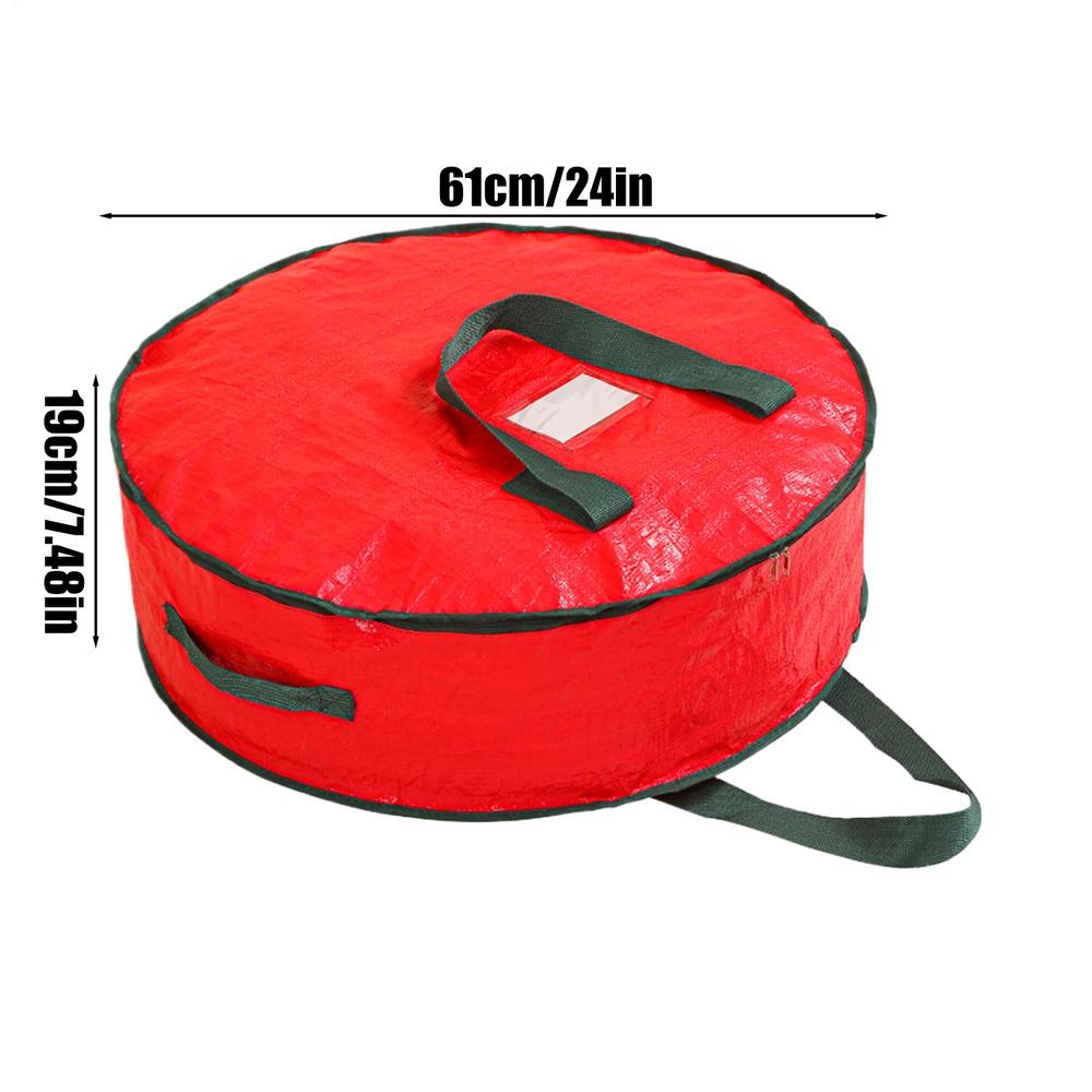 

сумки для хранения венков Водонепроницаемая сумка для хранения рождественского венка Украшение рождественской елки Большая вместимость Круглая сумка для хранения