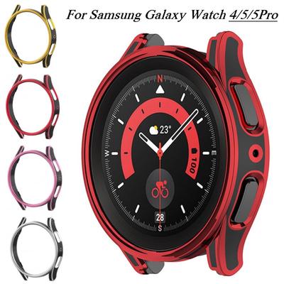 Funda para Samsung Galaxy Watch 5 Pro 45mm Parachoques Protector de PC Protector de Pantalla para Galaxy Watch 4/5 40mm 44mm Funda Protectora