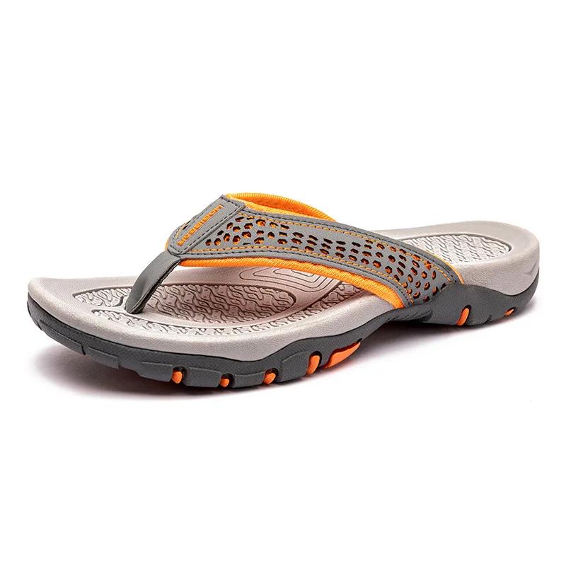 Fashion Men Flip Flops Beach Sandals Summer Man Shoes Flat Non Slip Fashion Designer Slippers Rubber Casual Shoe Zapatos 2025