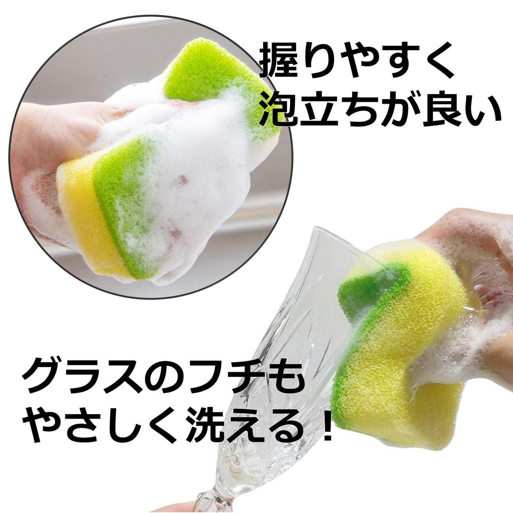 Strix Design Dishwashing Made in 12 x 6 x 3 Easily removes grease and Compressed urethane Gentle on oily surfaces and less likely to Sponge, 10-Pack,