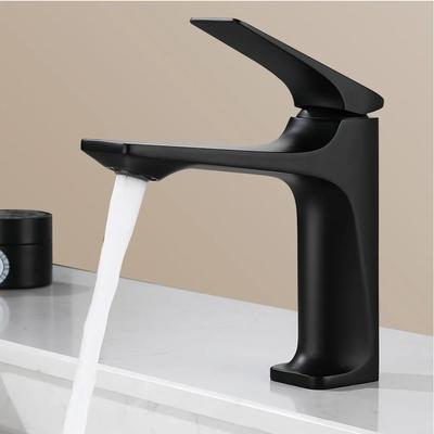 NEUER High-End-Badezimmerhahn mit heißem und kaltem Wasser, Wasserhahn mit Messingkern, Anti-Spritz-Waschbecken im Badezimmer, Badezimmer-Waschbecken-Armaturen