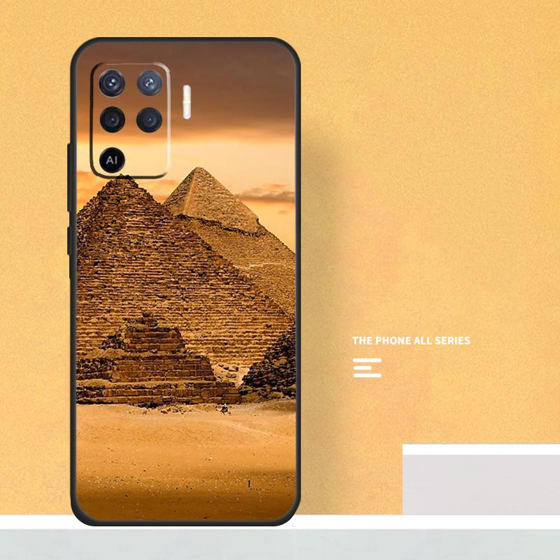 Ancient Egyptian Case For Oppo A18 A38 A58 A78 A98 A5 Pro A6 A15 A54 A74 A94 A17 A57 A80 A60 A40 A16 A76 A96