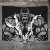 Orangutan rhino animal fitness tapestry wall hanging macho background cloth living room bed  home decoration