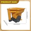 Hand Powered Spreader,Handheld Fertilizer Spreader,Seeder 3 Level Adjustable 3L Capacity for