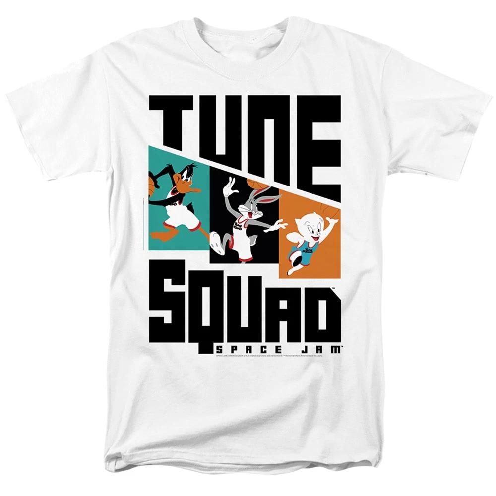 Space Jam - Tune Squad Pattern Characters - Unisex Children s T-shirt - White 130