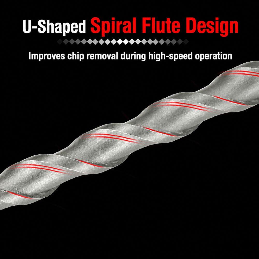 1Pcs 110-500mm SDS Plus Masonry Drill Bit Electric Hammer Drill Bit  For Rotary Hammer Drilling
