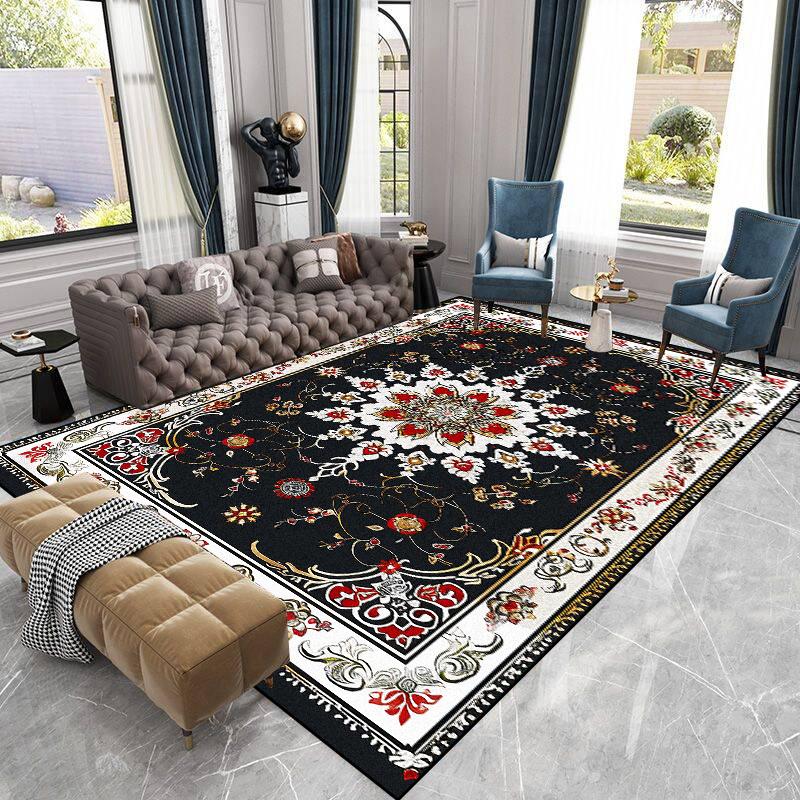 Luxury Persian Style Carpet Living Room Decoration Home Lint-free Rugs Large Bedroom Anti-slip Floor Mat Customized Lounge Rug