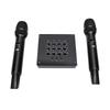 Wireless Microphone Karaoke Mixer System Dual Handheld Wireless Microphone for Sound Card Speaker Instrument