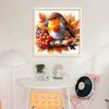 Robin Full 11CT DIY Stamped Cross Stitch Kits 15.75x15.75in Embroidery Needlepoint Starter Kits for Beginners Adults Home Decor