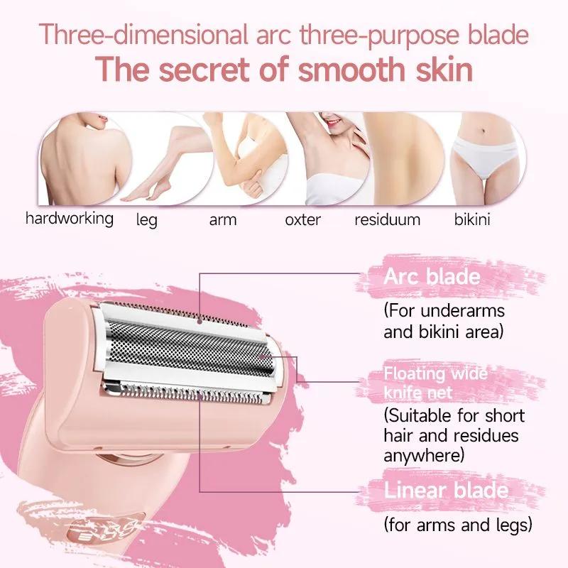 Epilator Women's Shaver-Epilator 'Three in One'
