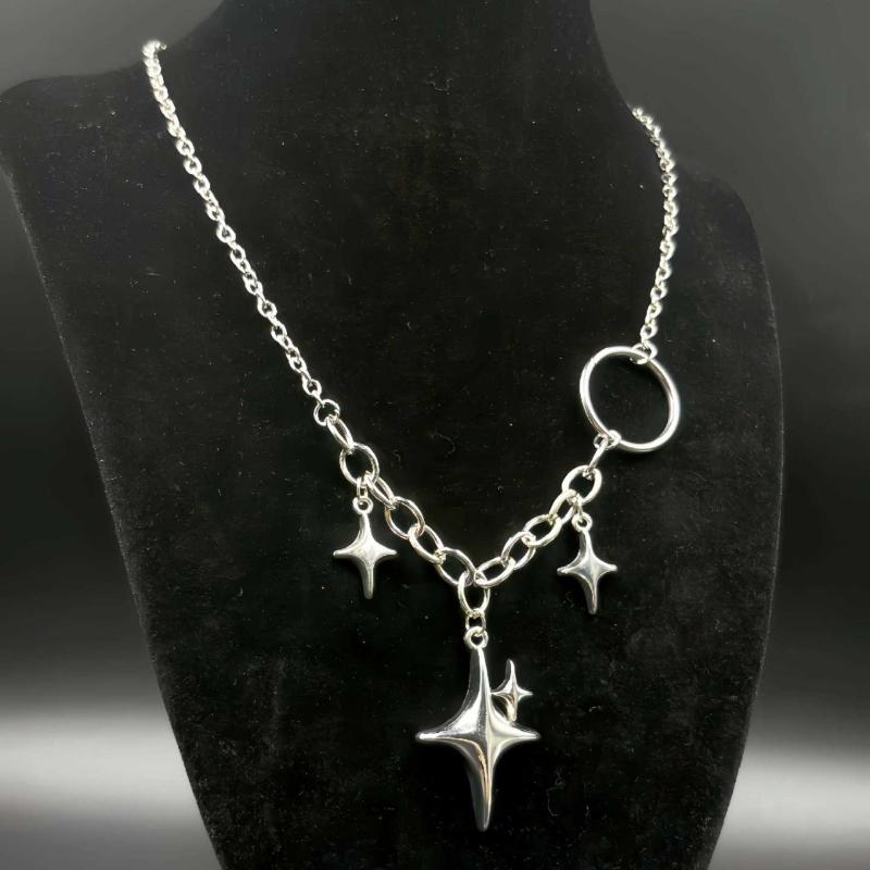 Heart And Sword Pendant Necklace For Women Goth Accessories Necklace Y2K Fashion Choker