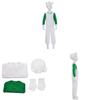 Super Mario Luigi Cosplay Costume For Kids And Teens With Polyester Fabric