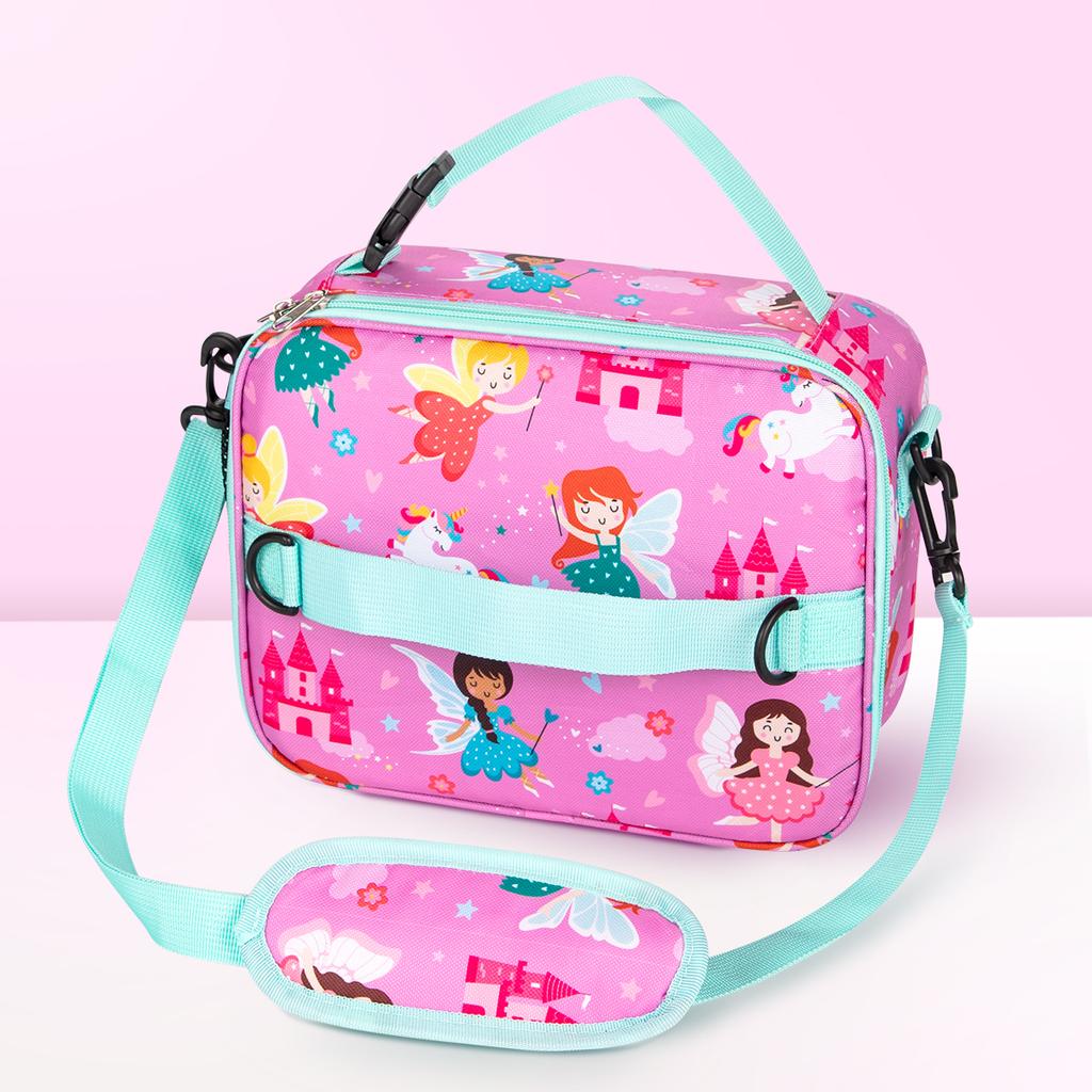 Cartoon Insulated Lunch Bag Cute Floral Printed Food Handbags Portable Thermal Lunch Bag Fresh-Keeping Bag Tote for Student