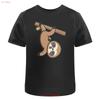 Silly Sloth Hanging Upside Down T Shirt 100 Cotton S 2XL TA041657 Vintage Washed Fashion Top For Everyday Wear