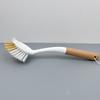 Eco-friendly Kitchen Dish Pot PBT+PP Cleaning Brush with Bamboo/Beech Wood Handle Bowl Scrub Vegetables Fruits Washing Brushes