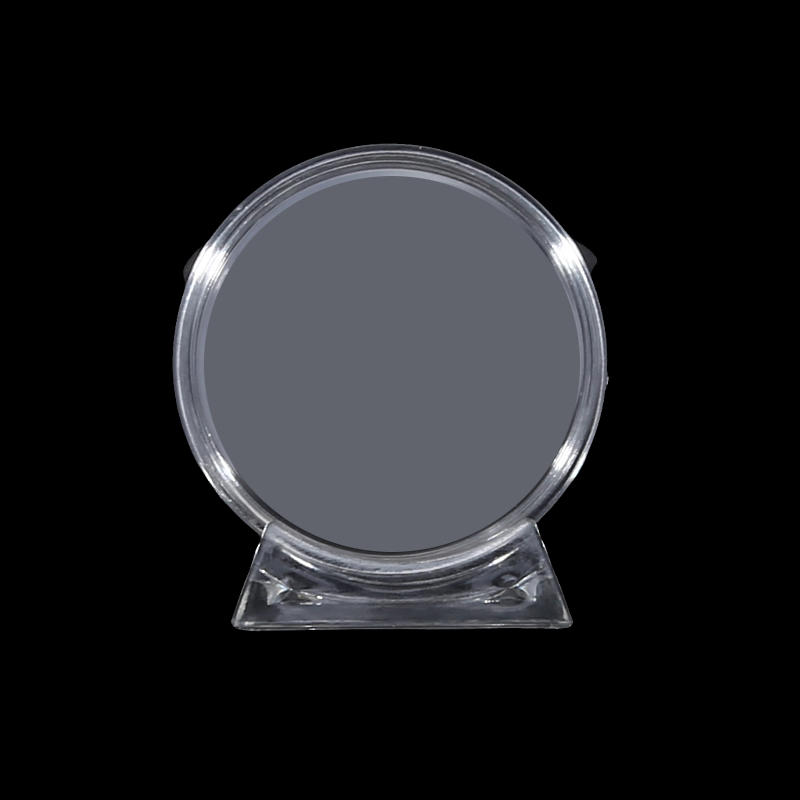 10 Stück Acryl-Kunststoff Gedenkmünzenhalter Schutzhülle Kompakte Runde Münzkapseln Aufbewahrungshalter für Sammler